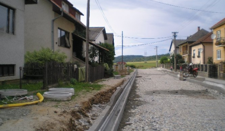 Rekonštrukcia - Dlhá Ves - Nová ulica