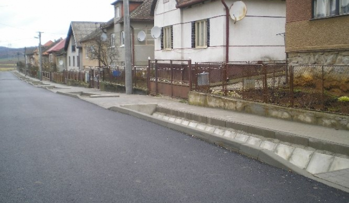 Rekonštrukcia - Dlhá Ves - Nová ulica